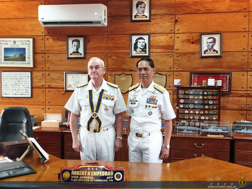 El AJEMA realiza visita institucional a la Armada Filipina